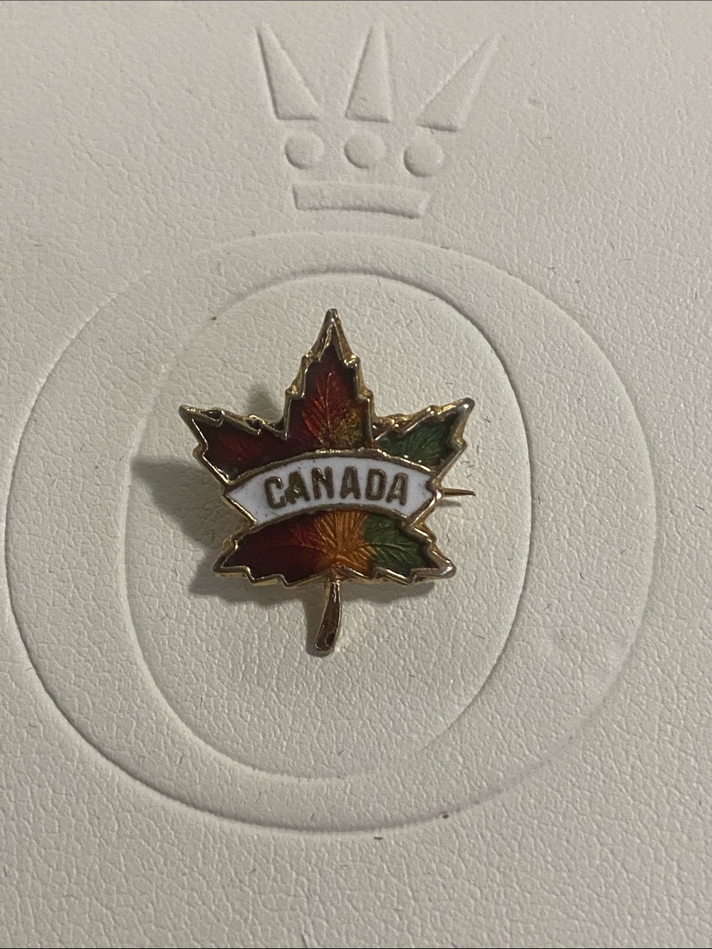 Canada Maple Leaf Enamel Pin - Multicolor